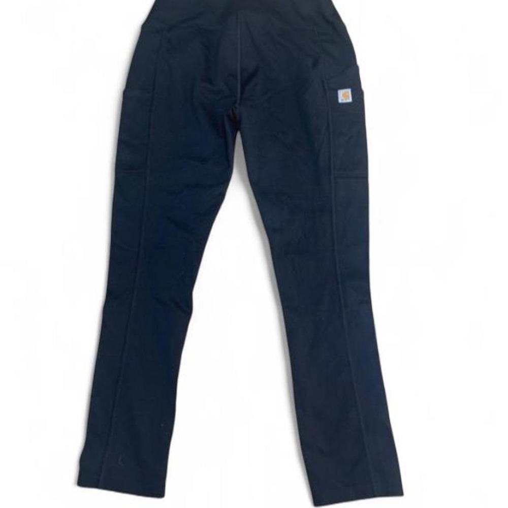Carhartt Force Fitted Utility Leggings Black Work Pants Pockets Womens XS